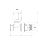 Кран радіаторний Icma 3/4