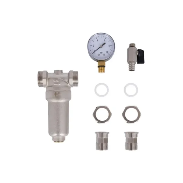Самопромывной фильтр Thermo Alliance Standart SF127W20 латунный с манометром для тонкой очистки воды 100 мкм 3/4 (SF127W20)