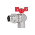 Кран кульовий з американкою Thermo Alliance Forte SF221W25 латунний кутовий 1