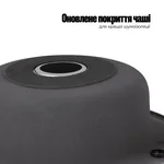 Кухонна мийка Lidz 510-D нержавіюча сатинова кругла 0, 8 мм (SD00027762)