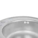 Кухонна мийка Lidz 510-D нержавіюча сатинова кругла 0, 8 мм (SD00027762)