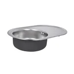 Кухонна мийка Lidz 7750 з нержавіючої сталі satin 0, 8 мм (SD00027779)