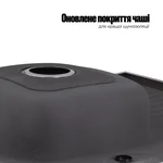 Кухонна мийка Lidz 6080-R з нержавіючої сталі satin накладна 0.6 мм з лівим крилом (SD00027785)