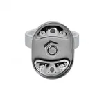 Стакан с держателем Lidz LDORE0401CRM22163 Oreo 04.01 хромированный из матового стекла настенный (LDORE0401CRM22163)