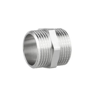 Ниппель равнопроходной Thermo Alliance Forte SF35825R латунный никелированный усиленный 1 Ниппель равнопроходной Thermo Alliance Forte SF35825R латунный никелированный усиленный 1