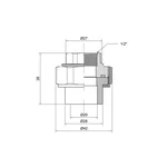Сгон-американка Thermo Alliance PPR 20х1/2