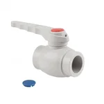 Кран шаровый Thermo Alliance PPR с латунным шаром прямой 32 мм (DSW116)