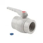 Кран шаровый Thermo Alliance PPR 63 серый с латунным шаром для полифузной сварки (DSW119)