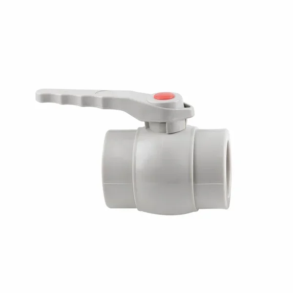 Кран шаровый Thermo Alliance PPR 63 серый с латунным шаром для полифузной сварки (DSW119)