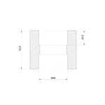 Муфта PPR Thermo Alliance 40 серая PN25 (DSB004)