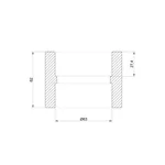 Муфта Thermo Alliance PPR 63 поліпропіленова сіра для поліфузійного зварювання PN25 (DSB006)