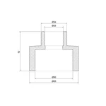 Муфта PPR Thermo Alliance 50х25