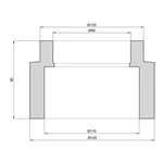 Муфта редукційна Thermo Alliance PPR 110×90 мм сіра (DSB127)