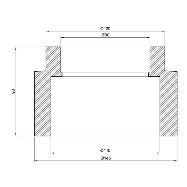 Муфта редукційна Thermo Alliance PPR 110×90 мм сіра (DSB127)