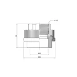 Муфта Thermo Alliance PPR 50х1 1/2