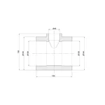 Трійник PPR Thermo Alliance 110х50х110