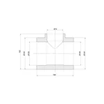 Тройник PPR Thermo Alliance 110х75х110