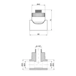 Тройник Thermo Alliance 25х1/2х25 PPR 25х1/2