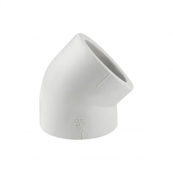 Кутик Thermo Alliance PPR сірий 75 мм, 45° (DSE107)