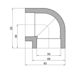 Кутик поліфузійний Thermo Alliance PPR сірий 50×90 мм° (DSE005)