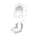 Кутик PPR Thermo Alliance 25х3/4