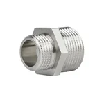 Ніпель редукційний Icma 1/2х3/4 1211 латунний нікельований 1/2