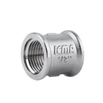 Муфта рівнопрохідна Icma №1213 латунна нікельована з внутрішньою різьбою 1/2 (811213AD06)