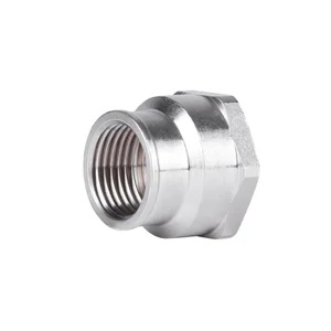 Муфта редукційна Icma 1/2х3/4 №1214 латунна нікельована 1/2