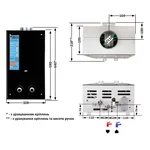 Газова колонка димохідна Thermo Alliance JSD20-10GD чорна зі скляною панеллю 10 л/хв (JSD2010GDBLACKGLASS)