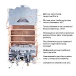 Газова колонка димохідна Thermo Alliance JSD20-10N-QB EURO+ з продуктивністю 10 л/хв (JSD2010NQBEUROPLUS)