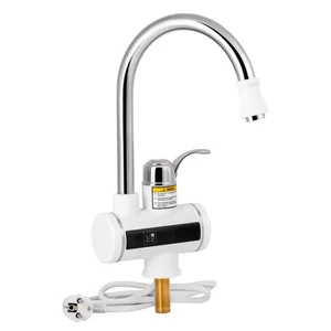 Проточний кран-водонагрівач Lidz LDWAR058WCR24985 Warm 058 білий / хромований з індикатором температури (LDWAR058WCR24985)
