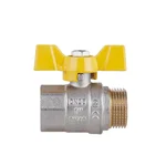 Кран кульовий Thermo Alliance Standart SD607NG25PN40 латунний для газу 1