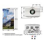Газова колонка димохідна Thermo Alliance JSD20-10GC 10 л/хв, зі скляною панеллю 