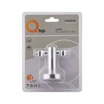 Крючок Qtap Liberty QTLIBCRM1154 латунный хромированный двойной (QTLIBCRM1154)