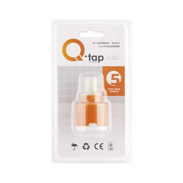 Картридж для смесителя Qtap QT35MMECO Spojeni 35 мм керамический трехпозиционный (QT35MMECO)