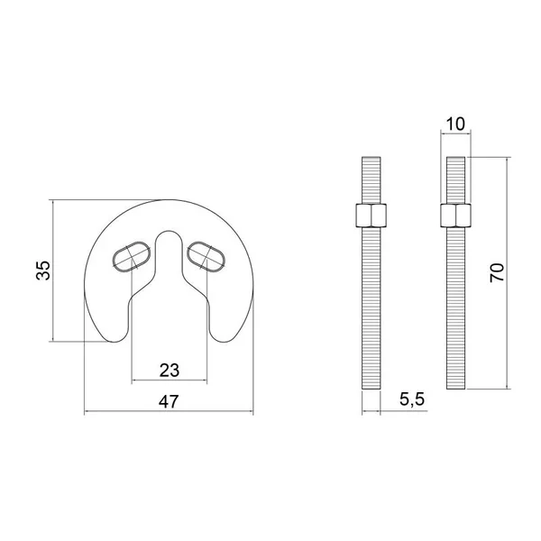 Кріплення для змішувача Lidz LDREP02025843 Repair 020 латунне (LDREP02025843)