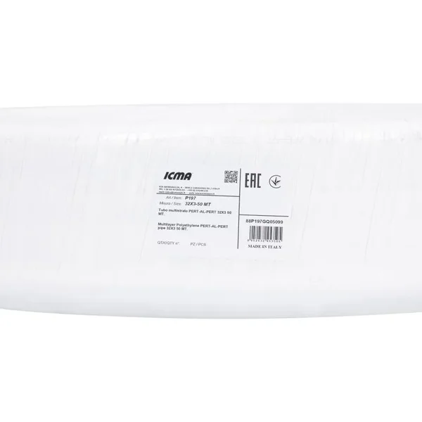 Труба PERT-AL-PERT Icma P197 металопластикова 32х3 мм 50 м (88P197GQ05099)