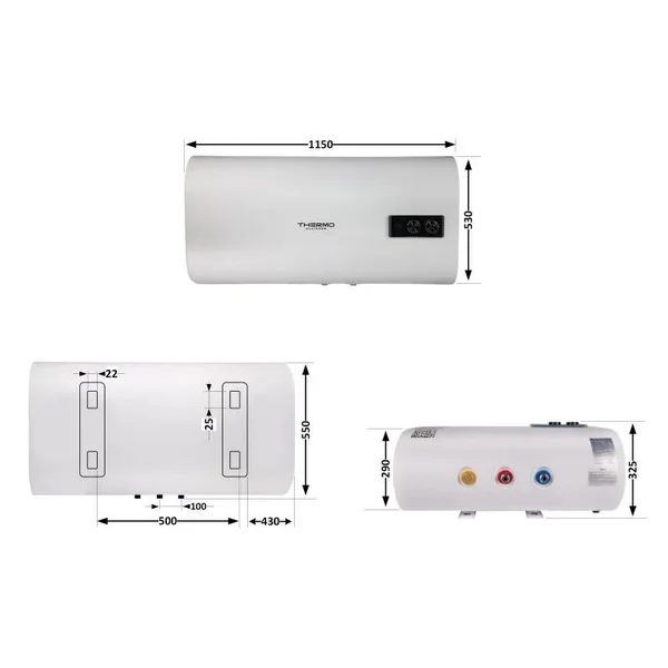 Водонагрівач електричний Thermo Alliance DT100H20GPD білий плоский горизонтальний на 100 л з мокрим ТЕНом 2 кВт (DT100H20GPD)