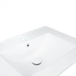 Раковина Qtap Albatross 600×460 мм керамическая белая с донным клапаном (SD00032979)