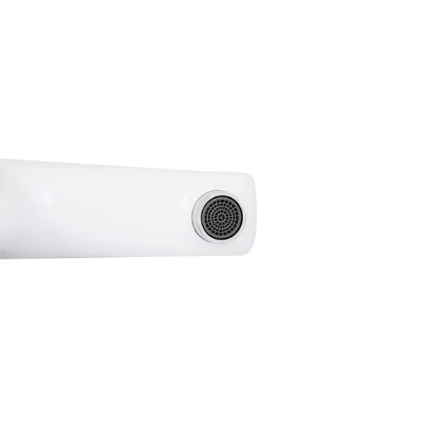 Змішувач для раковини Brinex 35W 001 з білого ABS пластику одноважільний (BRIN35W001)
