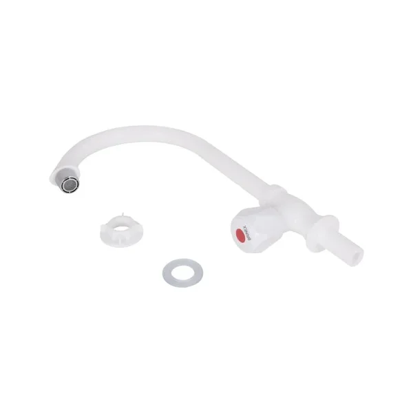 Монокран для кухни Brinex BW 269 белый пластиковый вентильный (BRINBW269)