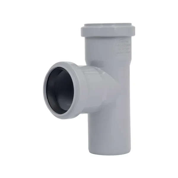 Трійник PPR каналізаційний TA Sewage 50 сірий 90° (TASTRPP9050)