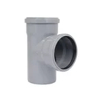 Трійник PPR TA Sewage 110 90° сірий поліпропіленовий для внутрішньої каналізації (TASTRPP90110)
