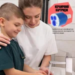 Смеситель для раковины Lidz Kubis 001F из нержавеющей стали цвета никель, однорычажный (LDKUB001FNKS28534)