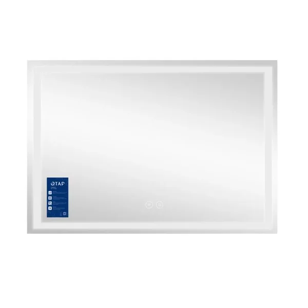 Зеркало Qtap Mideya MI1) с сенсорной LED-подсветкой, диммером и антизапотеванием (QT2078F613W)