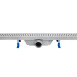 Трап линейный Qtap Dry FB304-800 из нержавеющей стали с сухим затвором 800 мм (QTDRYFB304800)