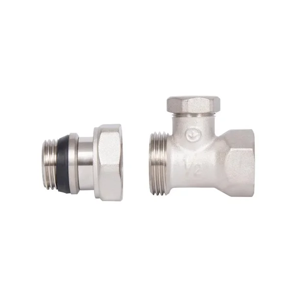 Кран радиаторный Thermo Alliance Base SD227W15 латунный прямой 1/2