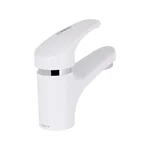 Смеситель для раковины Brinex 36W 001 белый из ABS-пластика однорычажный (BRIN36W001)