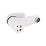 Смеситель для раковины Brinex 36W 001 белый из ABS-пластика однорычажный (BRIN36W001)
