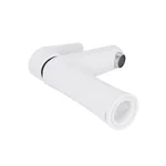Смеситель для раковины Brinex 37W 001 белый из ABS пластика однорычажный (BRIN37W001)